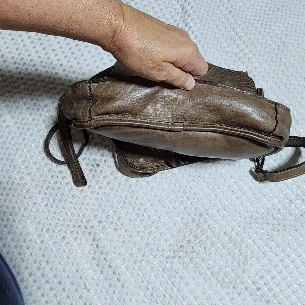 GENUINE LEATHER MADE IN ITALY WOVEN CROSSBODY BAG